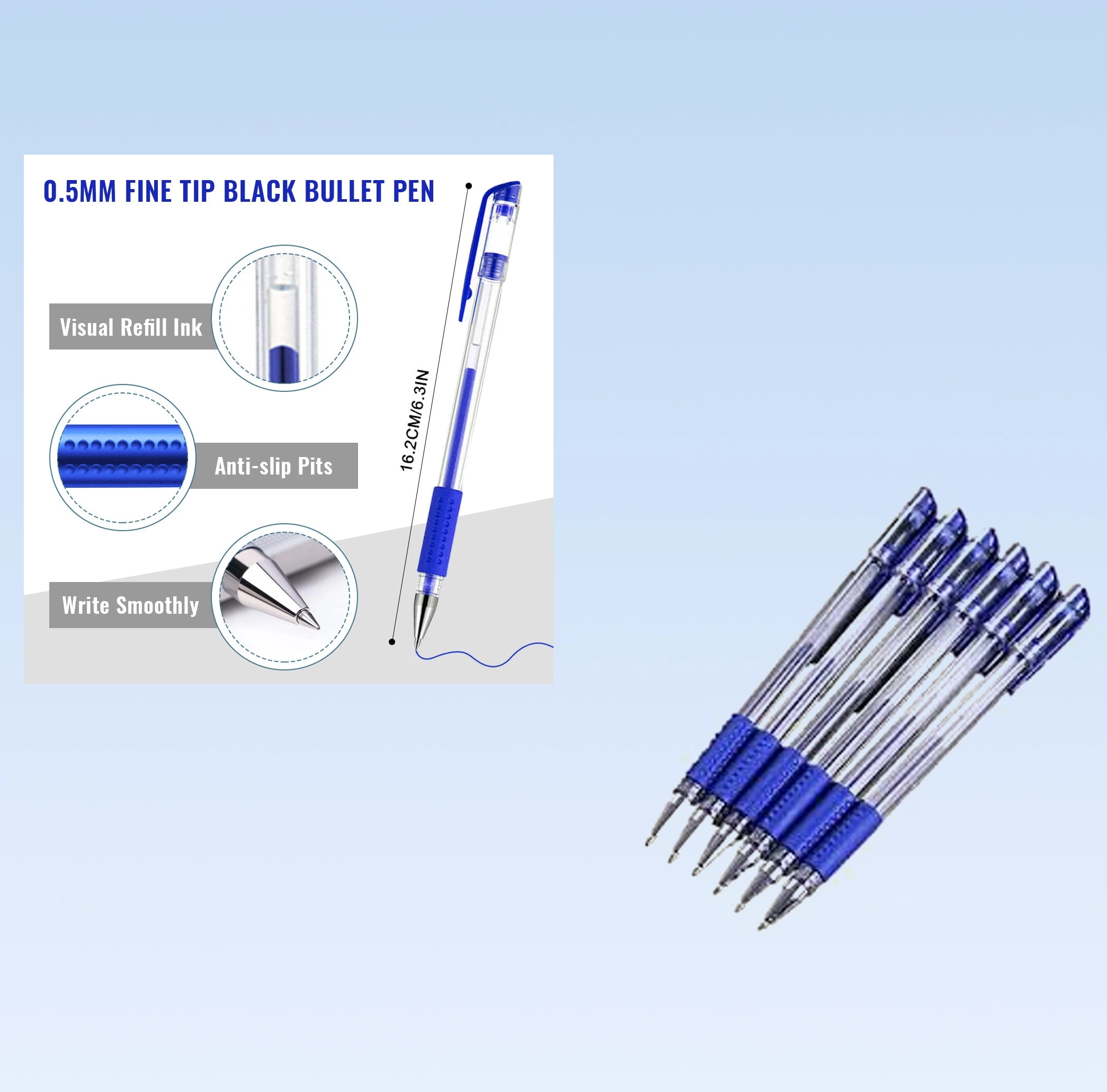 Blue Pen - view 1