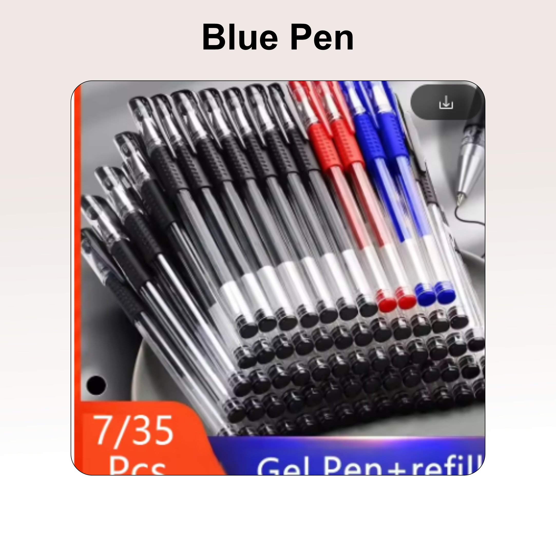 Blue Pen