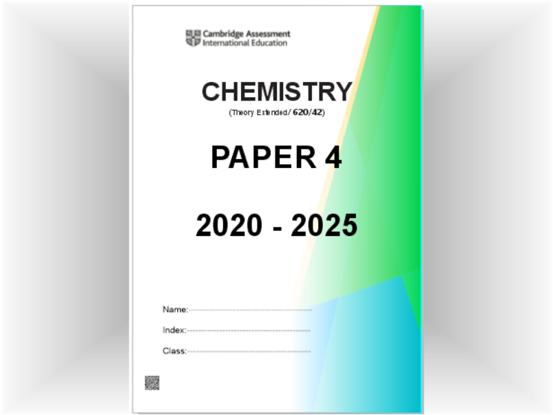Chemistry Paper 4
