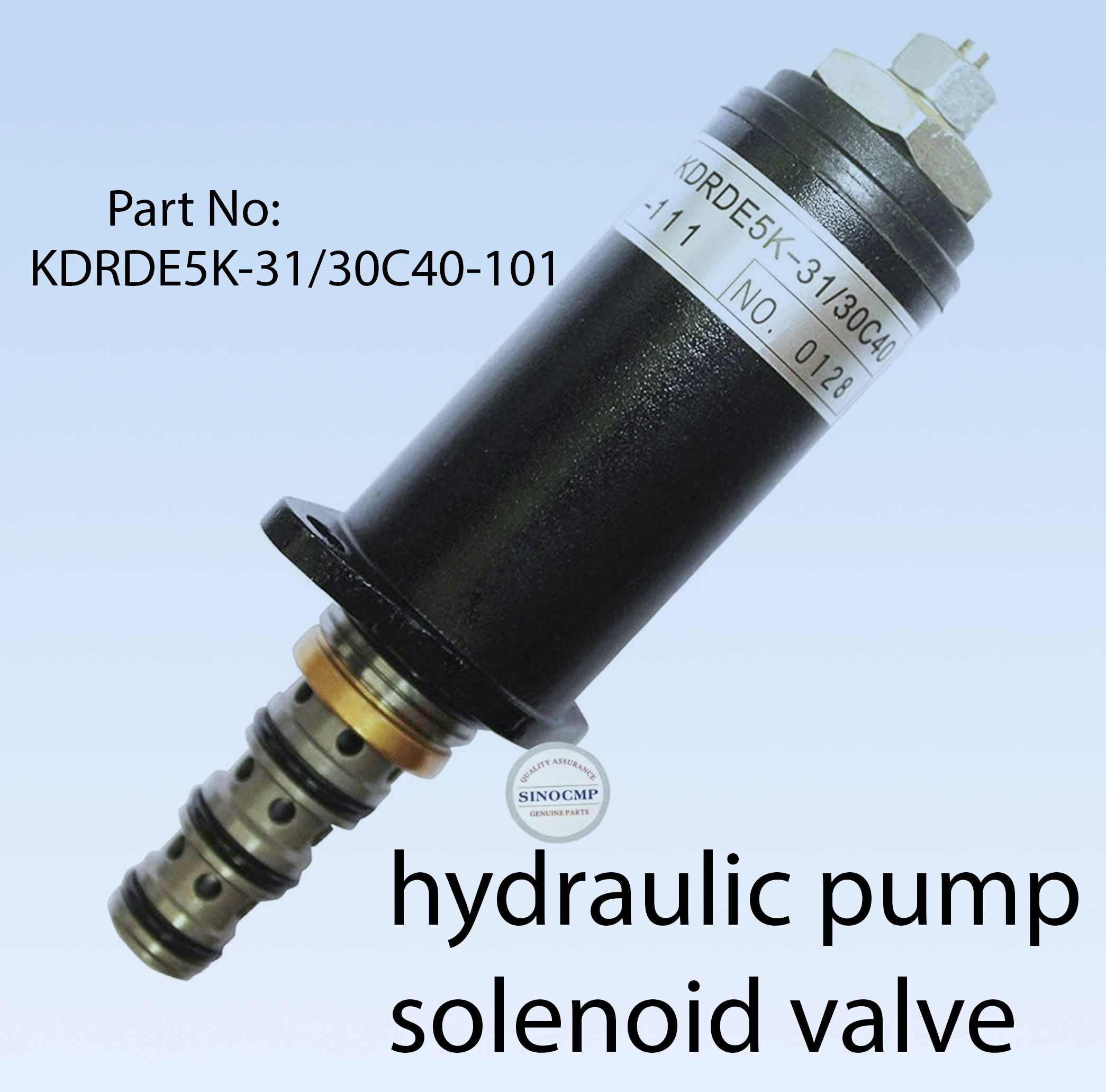 Hydraulic pump solenoid - view 1
